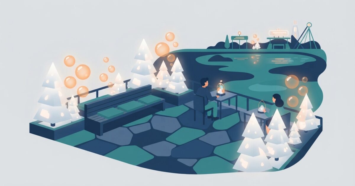 雪と光に包まれる冬の世界！ムーミン谷のクリスマスが始まります