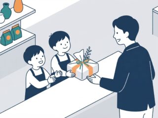 阪神梅田本店で子どもが接客体験へ　丹波栗どら焼きの魅力を自分の言葉で